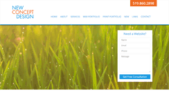 Desktop Screenshot of newconceptdesign.com